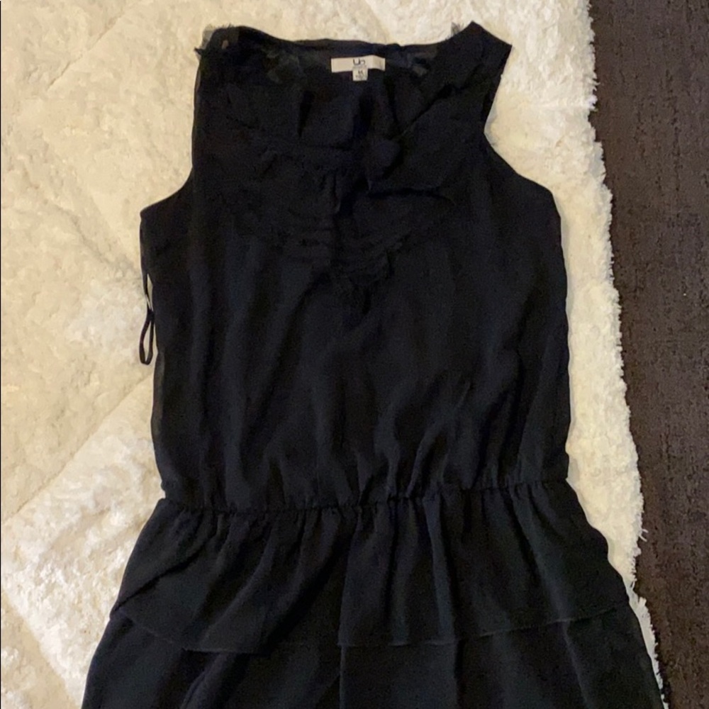 Adorable tiered black dress
